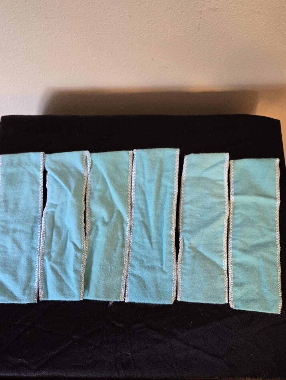 VTG Tiffany & Co. Blue Velvet Jewelry Pouch - Set of 6 - Picture 2 of 2